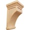 Ekena Millwork 5 1/2"W x 5 1/2"D x 10"H Fluted Corbel, Red Oak COR05X05X10FLRO - alternate 1